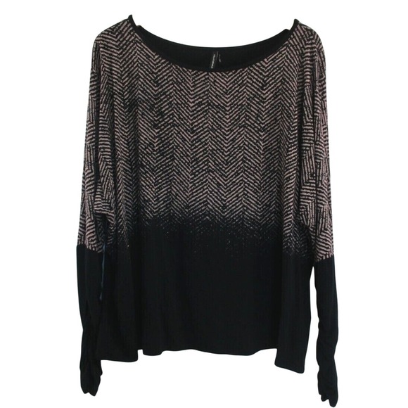 Stella Carakasi Women's Natural Lux Herringbone Dolman Sleeve Shirt Top size S/M - Picture 1 of 10